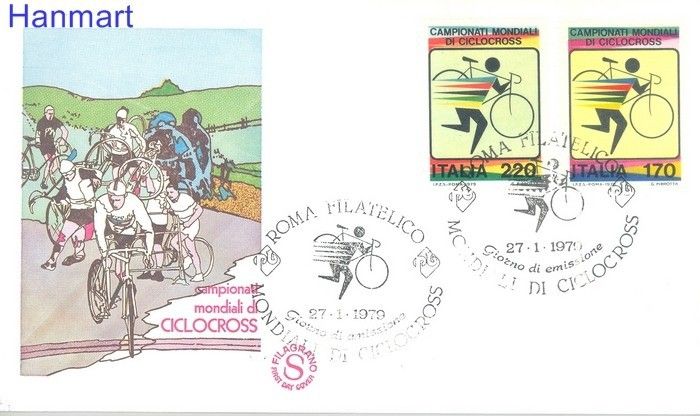 Znaczek Włochy 1979 Mi 1639-1640 FDC