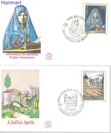 Znaczek Włochy 1979 Mi 1645-1646 FDC