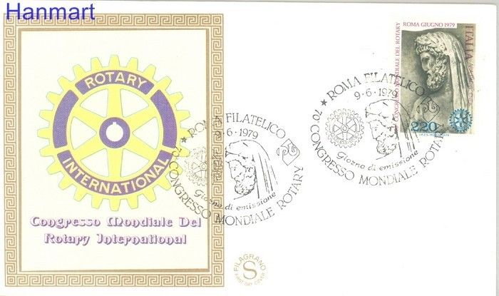 Znaczek Włochy 1979 Mi 1661 FDC