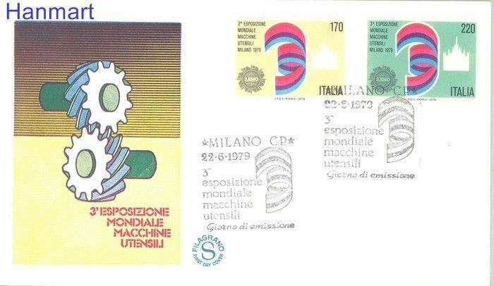 Znaczek Włochy 1979 Mi 1665-1666 FDC