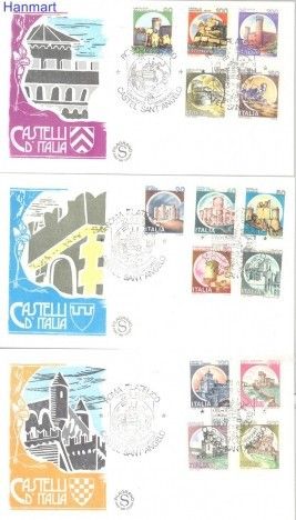 Znaczek Włochy 1980 Mi 1701-1724III FDC