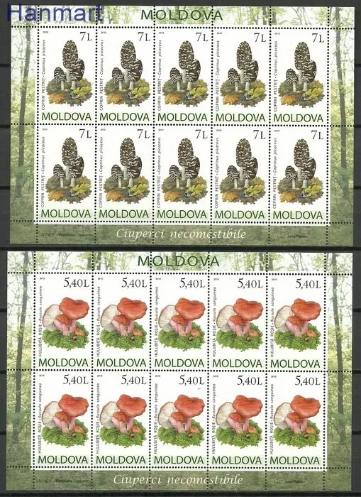 Znaczek Mołdawia 2010 Mi ark 694-697 Czyste **