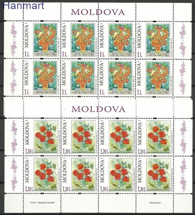 Znaczek Mołdawia 2010 Mi ark 709-712 Czyste **