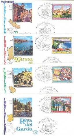 Znaczek Włochy 1981 Mi 1759-1762 FDC