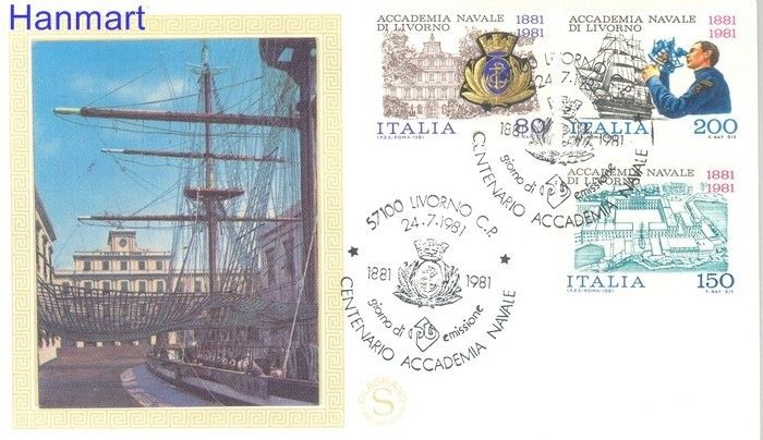 Znaczek Włochy 1981 FDC
