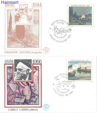 Znaczek Włochy 1981 Mi 1771-1772 FDC