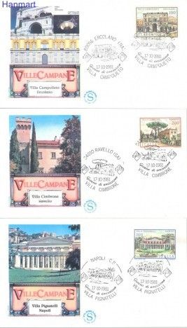 Znaczek Włochy 1981 Mi 1779-1781 FDC