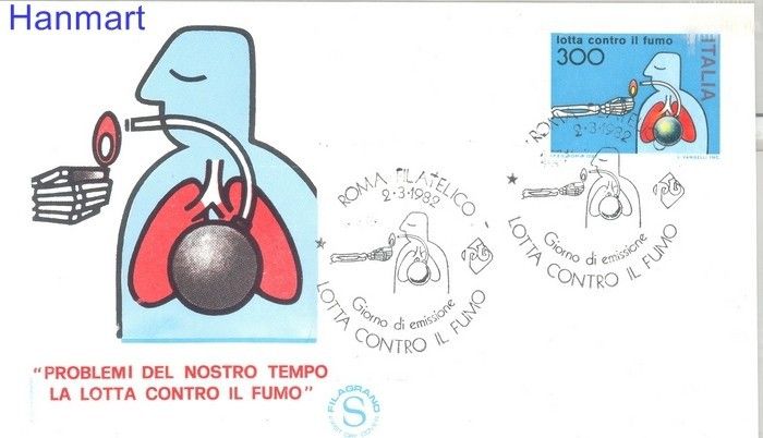 Znaczek Włochy 1982 Mi 1789 FDC