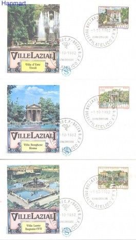 Znaczek Włochy 1982 Mi 1812-1814 FDC