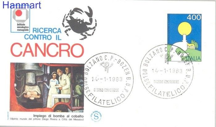 Znaczek Włochy 1983 Mi 1821 FDC