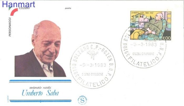 Znaczek Włochy 1983 Mi 1828 FDC