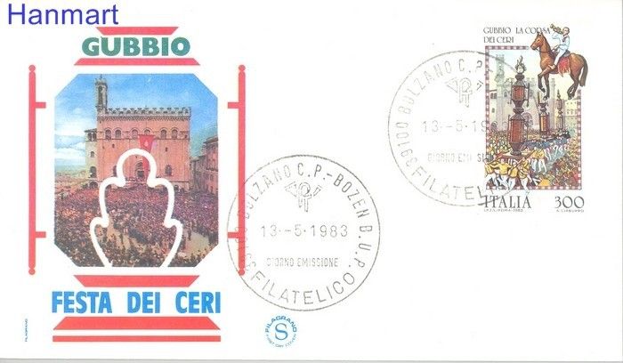 Znaczek Włochy 1983 Mi 1846 FDC