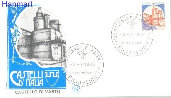 Znaczek Włochy 1983 Mi 1850 FDC
