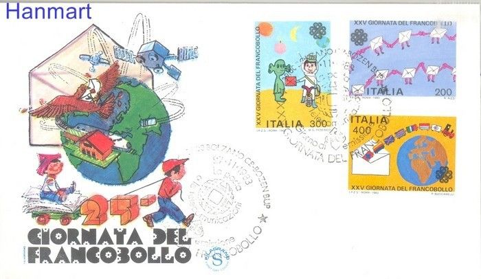 Znaczek Włochy 1983 Mi 1864-1866 FDC