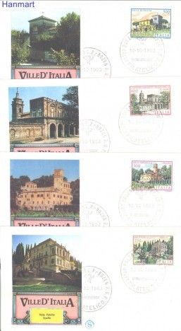 Znaczek Włochy 1983 Mi 1856-1859 FDC