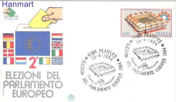 Znaczek Włochy 1984 Mi 1878 FDC