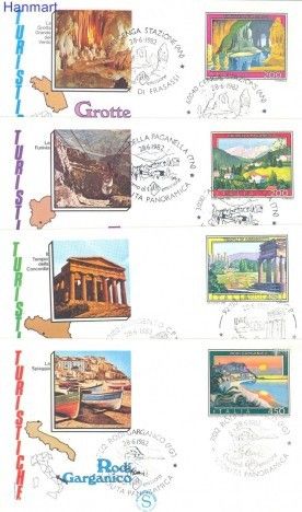 Znaczek Włochy 1982 Mi 1804-1807 FDC
