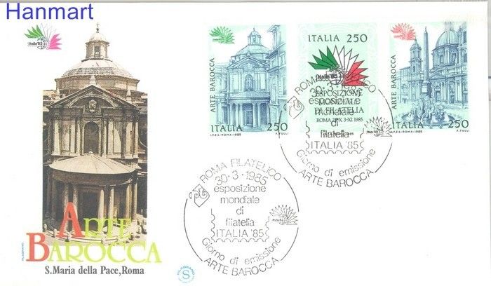 Znaczek Włochy 1985 Mi 1916-1918 FDC