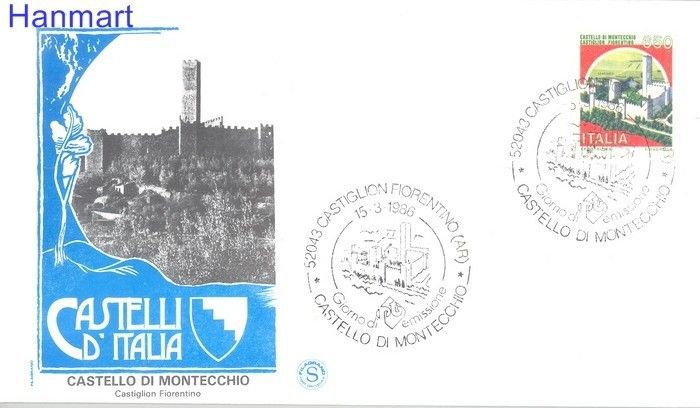Znaczek Włochy 1986 Mi 1963 FDC