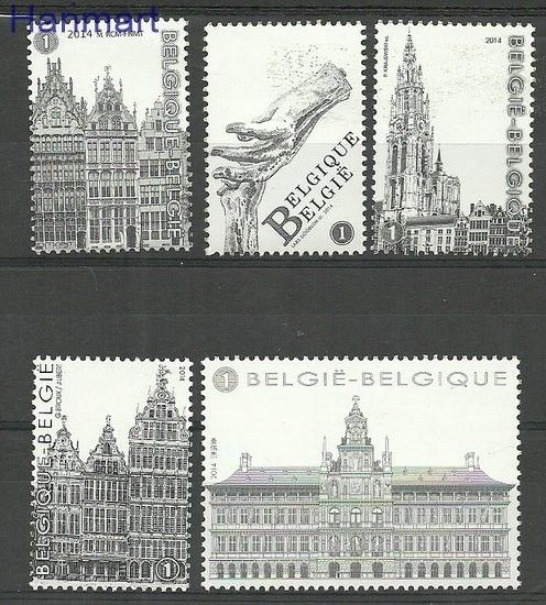 Znaczek Belgia 2014 Mi 4486-4490 Czyste **