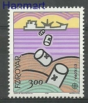 Znaczek Wyspy Owcze 1986 Mi 134 Czyste **