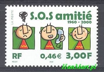 Znaczek Francja 2000 Mi 3496 Czyste **