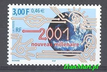 Znaczek Francja 2000 Mi 3497 Czyste **