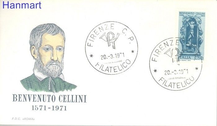 Znaczek Włochy 1971 Mi 1331 FDC