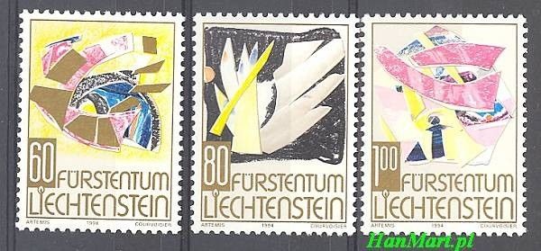 Znaczek Liechtenstein 1994 Mi 1096-1098 Czyste **