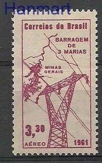 Znaczek Brazylia 1961 Mi 996 Czyste **