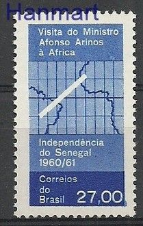 Znaczek Brazylia 1961 Mi 1002 Czyste **