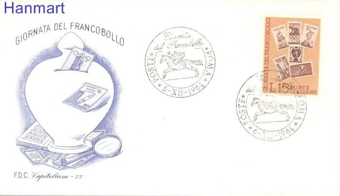 Znaczek Włochy 1964 Mi 1173 FDC