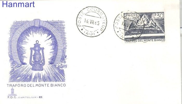 Znaczek Włochy 1965 Mi 1184 FDC