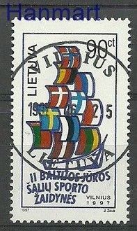 Znaczek Litwa 1997 Mi 644 Stemplowane