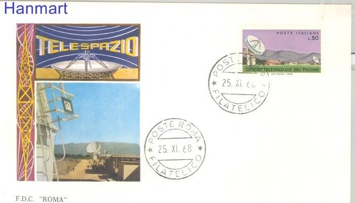 Znaczek Włochy 1968 Mi 1290 FDC