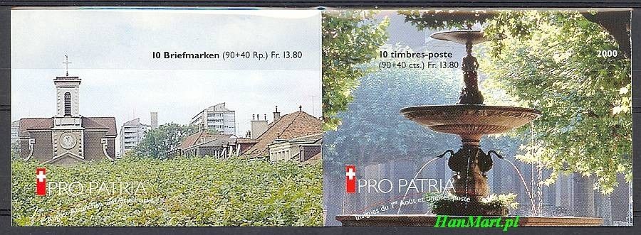 Znaczek Szwajcaria 2000 Mi mh 0-117 Czyste **