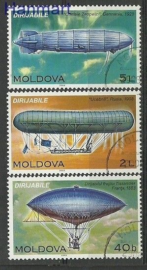 Znaczek Mołdawia 2003 Mi 456-458 Stemplowane