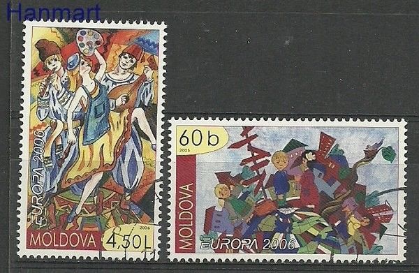 Znaczek Mołdawia 2006 Mi 549-550 Stemplowane