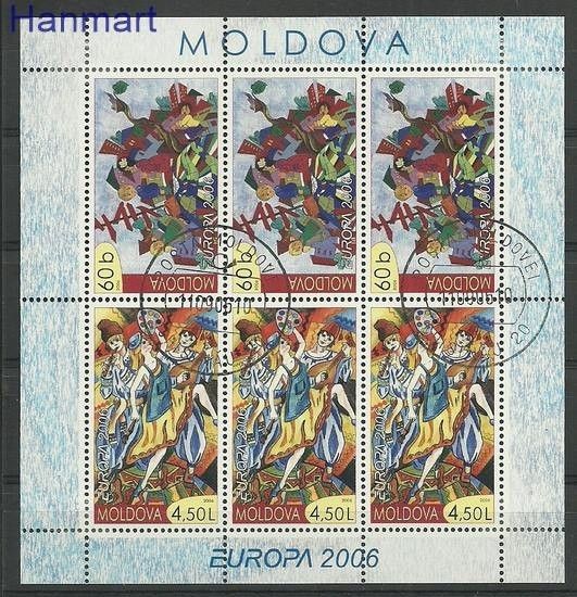 Znaczek Mołdawia 2006 Mi blatt 7 Stemplowane