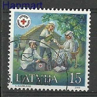Znaczek Łotwa 2000 Mi 533 Stemplowane
