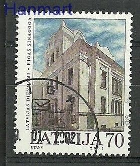 Znaczek Łotwa 2001 Mi 556 Stemplowane