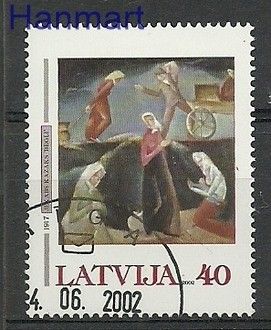Znaczek Łotwa 2002 Mi 567 Stemplowane