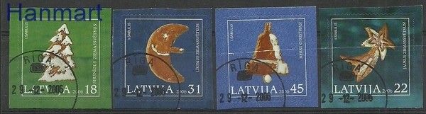 Znaczek Łotwa 2006 Mi 687-690 Stemplowane
