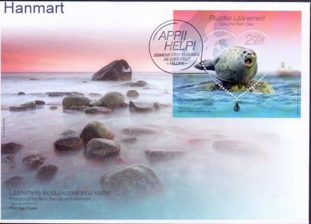 Znaczek Estonia 2015 Mi bl 39 FDC