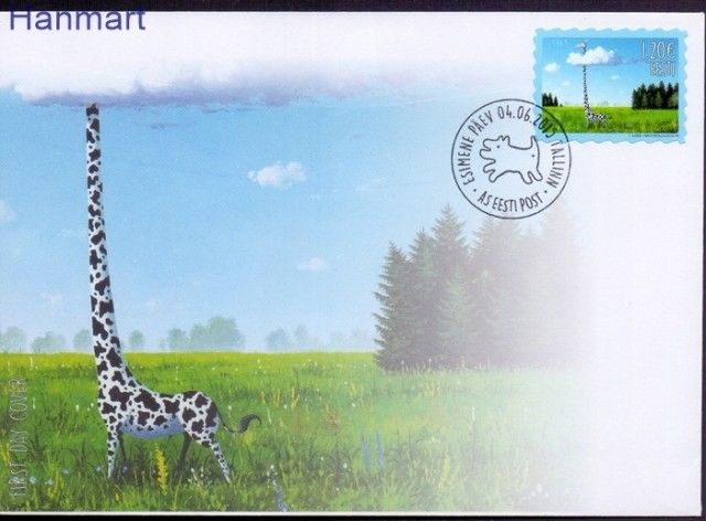 Znaczek Estonia 2015 Mi 829 FDC