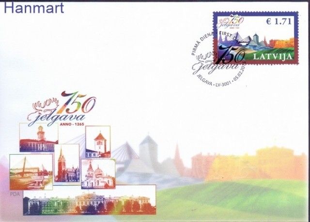 Znaczek Łotwa 2015 Mi 938 FDC