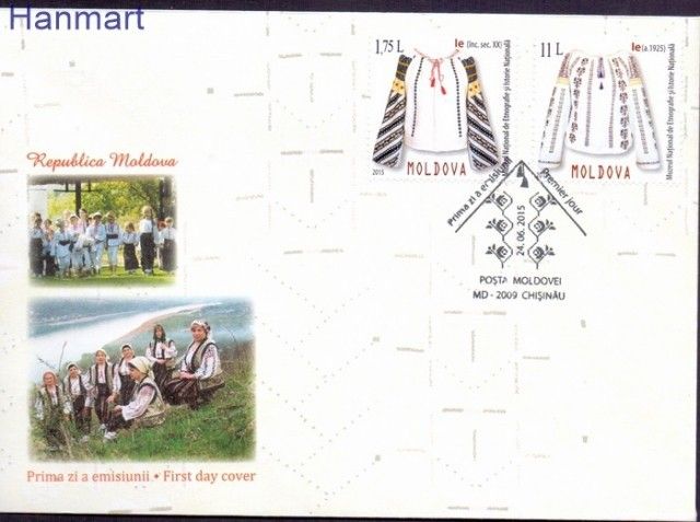 Znaczek Mołdawia 2015 Mi 911-912 FDC
