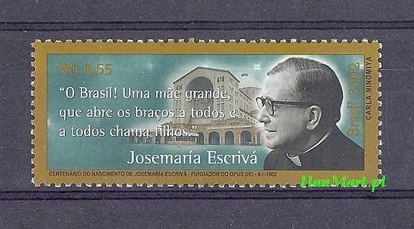 Znaczek Brazylia 2002 Mi 3230 Czyste **
