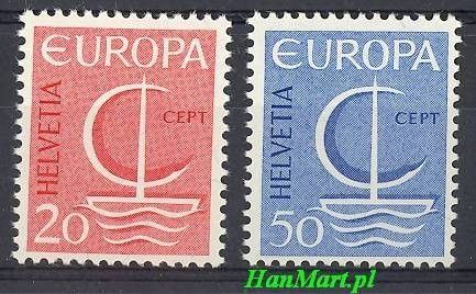 Znaczek Szwajcaria 1966 Mi 843-844 Czyste **