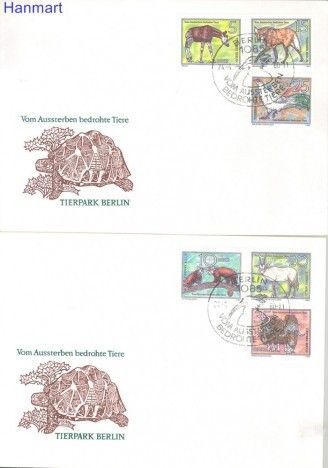Znaczek NRD / DDR 1980 Mi 2522-2527 FDC
